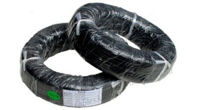 Ізольований кабель багатожильний силікон 12AWG 4.5mm 200C чорний 1м (19201)