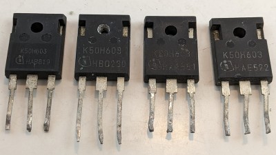 Транзистор IGBT N-Ch IKW50N60H3 K50H603 600V 50A TO-247 (19229)