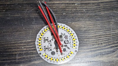 Лампа LED 25W 36 світлодіодів 5730 від акумулятора 3.2V з пультом (19258)