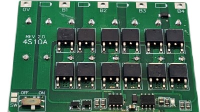 Універсальний активний конденсаторний балансир LiIon LiFePo LTO 4S 10A (19264)