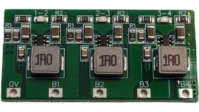 Універсальний активний індукційний балансир LiIon LiFePo LTO 4S 1.3A (19271)