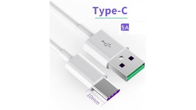 Кабель для зарядки телефону планшету подовжений USB Type C 10mm (19297)