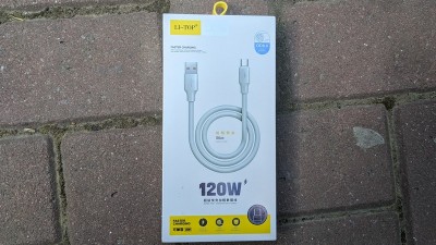 Кабель для зарядки iPhone потужний 120W USB Lighting (19300)