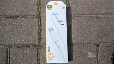 Кабель для зарядки телефону планшету USB Type C 2м (19301)