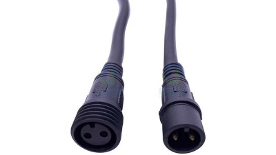 Зовнішній водонепроникний конектор тато-мама 2.5мм 0.3м (19313)