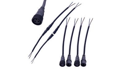 Зовнішній водонепроникний конектор тато-мама 2.5мм 0.3м (19313)