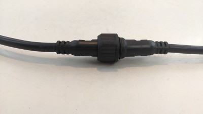 Зовнішній водонепроникний конектор тато-мама 2.5мм 0.3м (19313)