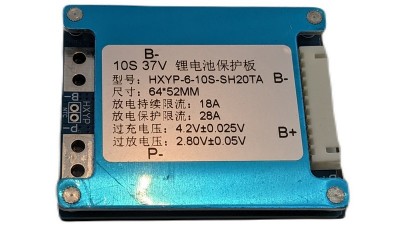 Плата BMS LiIon 10S 18A HXYP-10S-SH20TA (19317)
