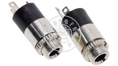 Роз`єм для навушників аудіороз`єм 3.5мм Jack PJ-392 з гайкою (19328)