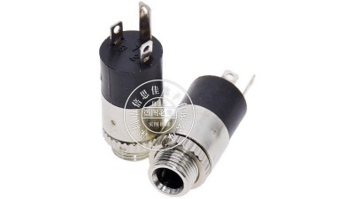 Роз`єм для навушників аудіороз`єм 3.5мм Jack PJ-392 з гайкою (19328)