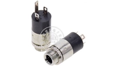 Роз`єм для навушників аудіороз`єм 3.5мм Jack PJ-392 з гайкою (19328)