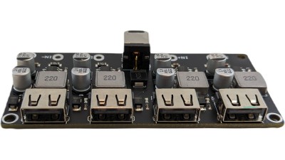 Понижуючий перетворювач QC2.0 QC3.0 USB 4*USB (19343)