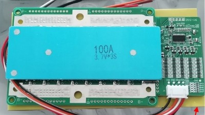 Плата BMS для інвертора ДБЖ LiIon 12V 3S 100A (19365)