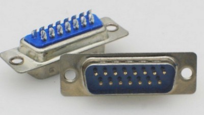 Штекер монтажний під кабель DB15 Male (19375)