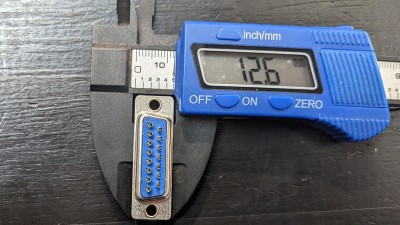 Штекер монтажний під кабель DB15 Male (19375)