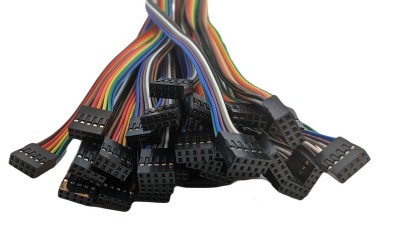 Кабельний шлейф Dupont 5pin 2 ряди 2.54мм 310мм (19386)