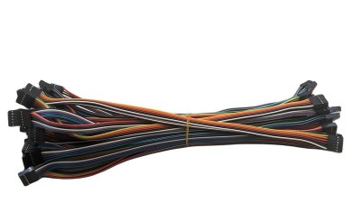 Кабельний шлейф Dupont 6pin 2 ряди 2.54мм 310мм (19387)