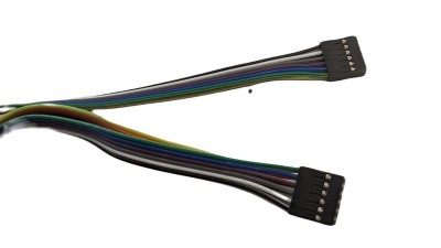 Кабельний шлейф Dupont 6pin 2 ряди 2.54мм 310мм (19387)