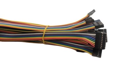 Кабельний шлейф Dupont 8pin 2 ряди 2.54мм 310мм (19389)