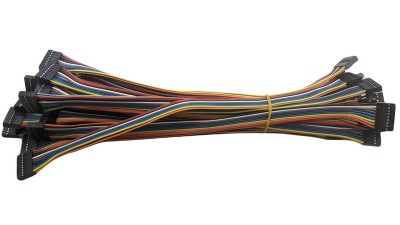 Кабельний шлейф Dupont 8pin 2 ряди 2.54мм 310мм (19389)