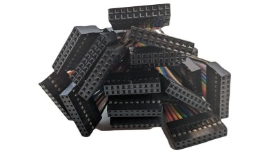 Кабельний шлейф Dupont 10pin 2 ряди 2.54мм 310мм (19391)