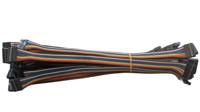 Кабельний шлейф Dupont 10pin 2 ряди 2.54мм 310мм (19391)