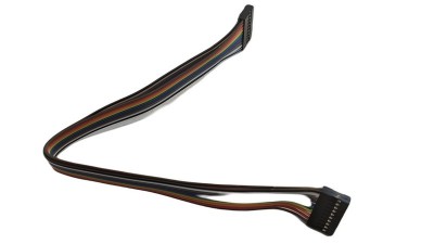 Кабельний шлейф Dupont 10pin 2 ряди 2.54мм 310мм (19391)