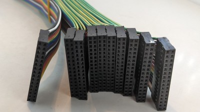 Кабельний шлейф Dupont 15pin 2 ряди 2.54мм 310мм (19394)