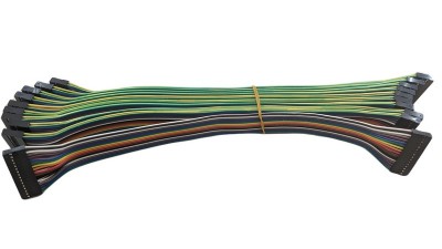 Кабельний шлейф Dupont 15pin 2 ряди 2.54мм 310мм (19394)