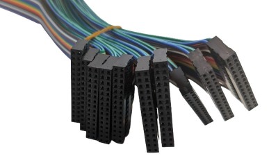 Кабельний шлейф Dupont 16pin 2 ряди 2.54мм 310мм (19395)