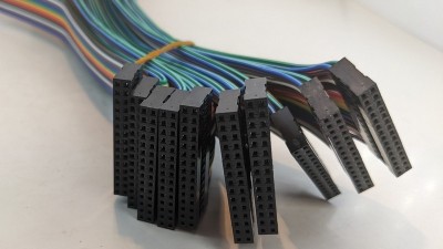 Кабельний шлейф Dupont 16pin 2 ряди 2.54мм 310мм (19395)