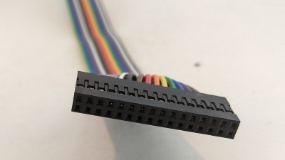 Кабельний шлейф Dupont 16pin 2 ряди 2.54мм 310мм (19395)