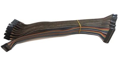 Кабельний шлейф Dupont 20pin 2 ряди 2.54мм 310мм (19396)