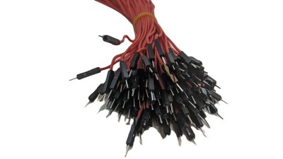 Кабель джгут Dupont силікон 30см тато мама червоний 1шт (19398)