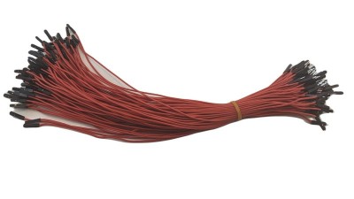 Кабель джгут Dupont силікон 30см тато мама червоний 1шт (19398)