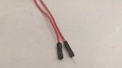 Кабель джгут Dupont силікон 30см тато мама червоний 1шт (19398)