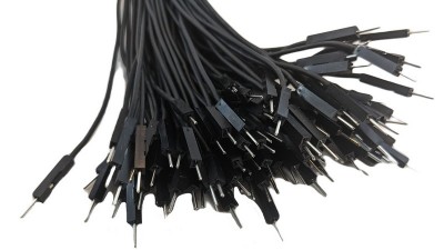 Кабель джгут Dupont силікон 30см тато мама чорний 1шт (19401)