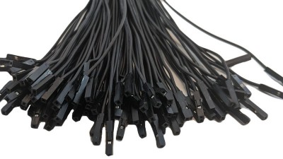 Кабель джгут Dupont силікон 30см тато мама чорний 1шт (19401)