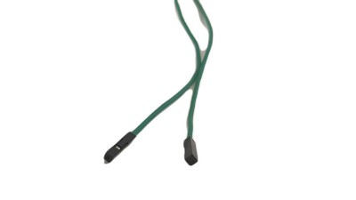 Кабель джгут Dupont силікон 30см мама мама зелений 1шт (19403)