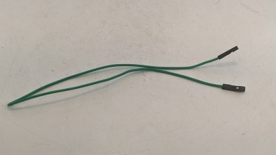 Кабель джгут Dupont силікон 30см мама мама зелений 1шт (19403)