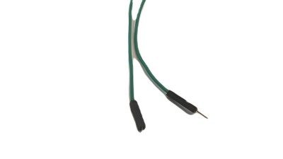 Кабель джгут Dupont силікон 30см тато тато зелений 1шт (19405)