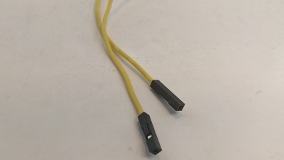 Кабель джгут Dupont силікон 30см мама мама жовтий 1шт (19406)