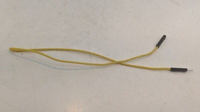 Кабель джгут Dupont силікон 30см тато мама жовтий 1шт (19407)