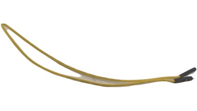 Кабель джгут Dupont силікон 30см тато тато жовтий 1шт (19408)