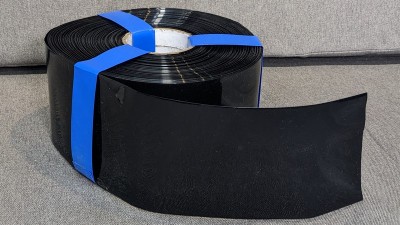 Термоусадка для складання акумуляторів 130мм*0.2мм 1м чорна (19417)