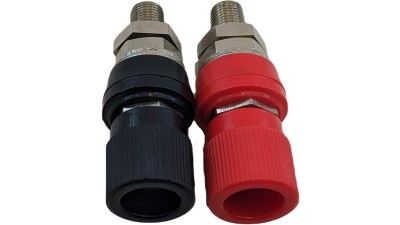 Клеми приладові опуклі пластик пара 65мм M10 2шт (19429)