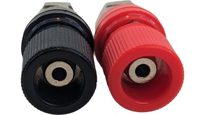 Клеми приладові опуклі пластик пара 65мм M10 2шт (19429)