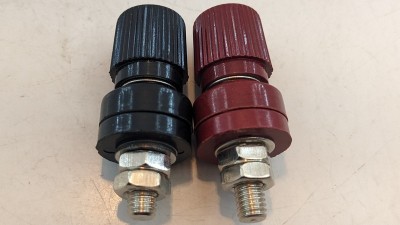 Клеми приладові з гайками пара 43мм M6 2шт (19432)