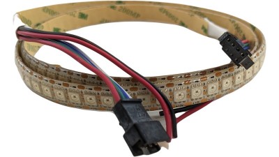 Стрічка лента RGB 1м з контактами SM2.54 (19472)