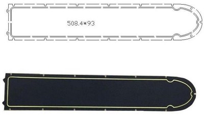 Нижня водонепроникна прокладка для Xiaomi M365 1S (19582)